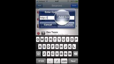 How To Add Sources iOS 5.1.1