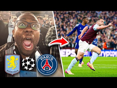 I Witnessed PSG Knock Aston Villa out the UCL Quarter Finals