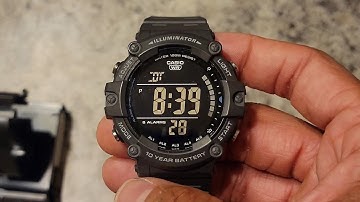 The Best Negative Display on a Watch!!! Casio AW1500WH-1AV Watch