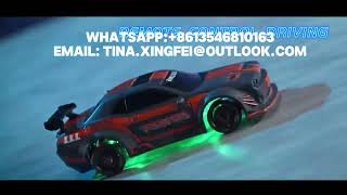 4WD Alloy Drift RC Car with Helmet Controller | Light &amp; Speed Control | Xingfei Toys Wholesale