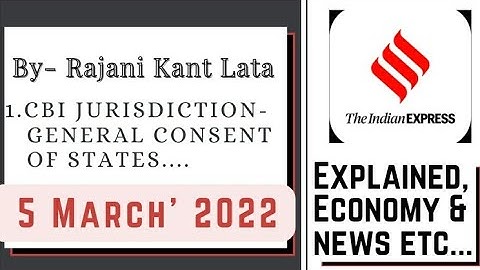 5 March 2022 | Gargi Classes News & Explained Analysis | Rajani Kant Lata