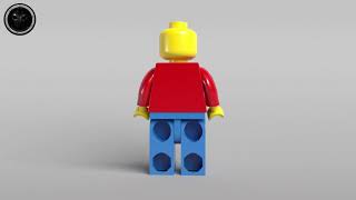 Lego Mini Figure Base 001 3D Model Showcase