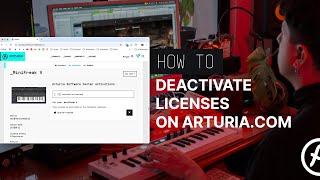 Arturia Website | How to Deactivate Licenses