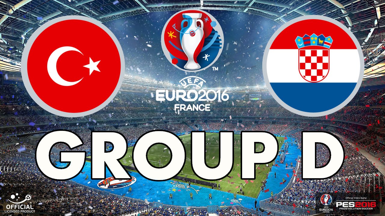 Pes 16 Euro 16 Group D Turkey V Croatia Youtube