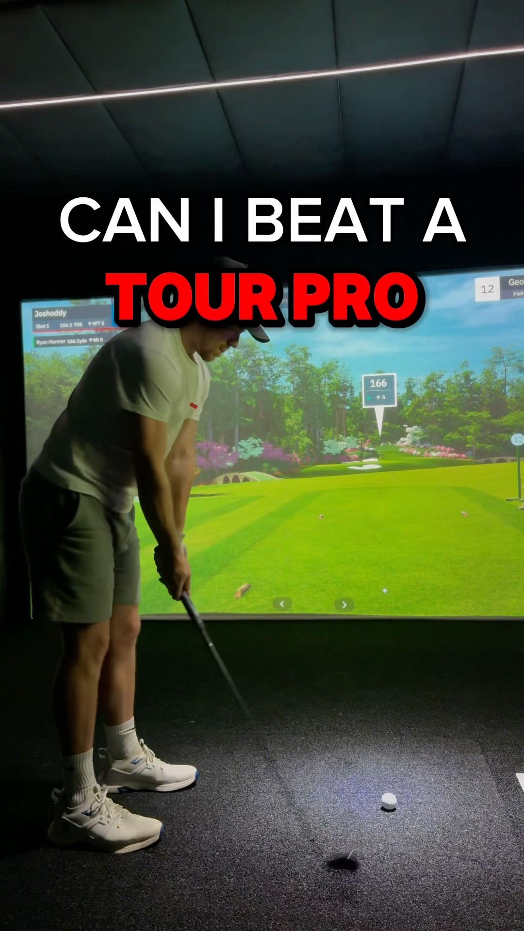 Can I beat a TOUR PRO #golf