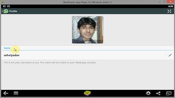 How to change whatsapp profile pic in bluestacks  [HD + Narration]