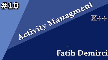 X++ :Activity Managment 10- Active, Modified, DataSource