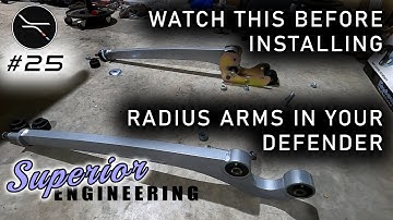 #25 Castor Corrected Radius Arms - DEFENDER BUILD