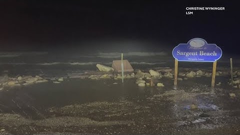 Hurricane Beryl makes landfall on Texas Coast