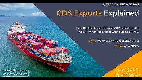 Webinar: CDS Exports Explained