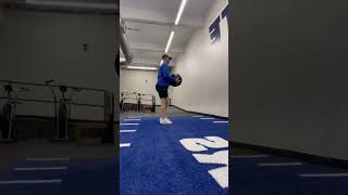 Step-back Rotational Med Ball Throw