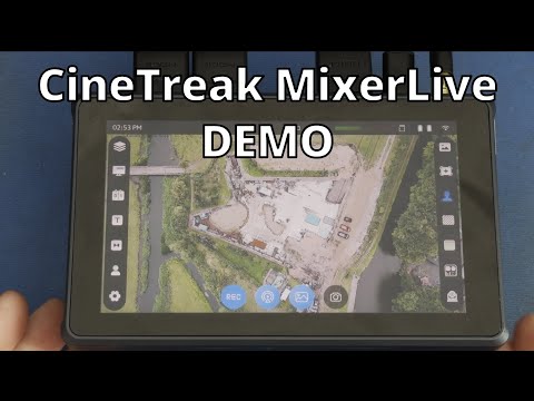 CineTreak Mixer Live demonstration