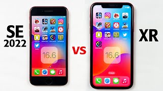 iPhone SE 2022 vs iPhone XR SPEED TEST in 2023 - iOS 16.6 SPEED TEST