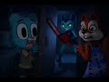 Gumball And hazel the Chipmunk Girl Dynamite Party Catsaw