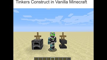 Tinkers Construct Vanilla Minecraft - PART 1 - Minecraft 1.8