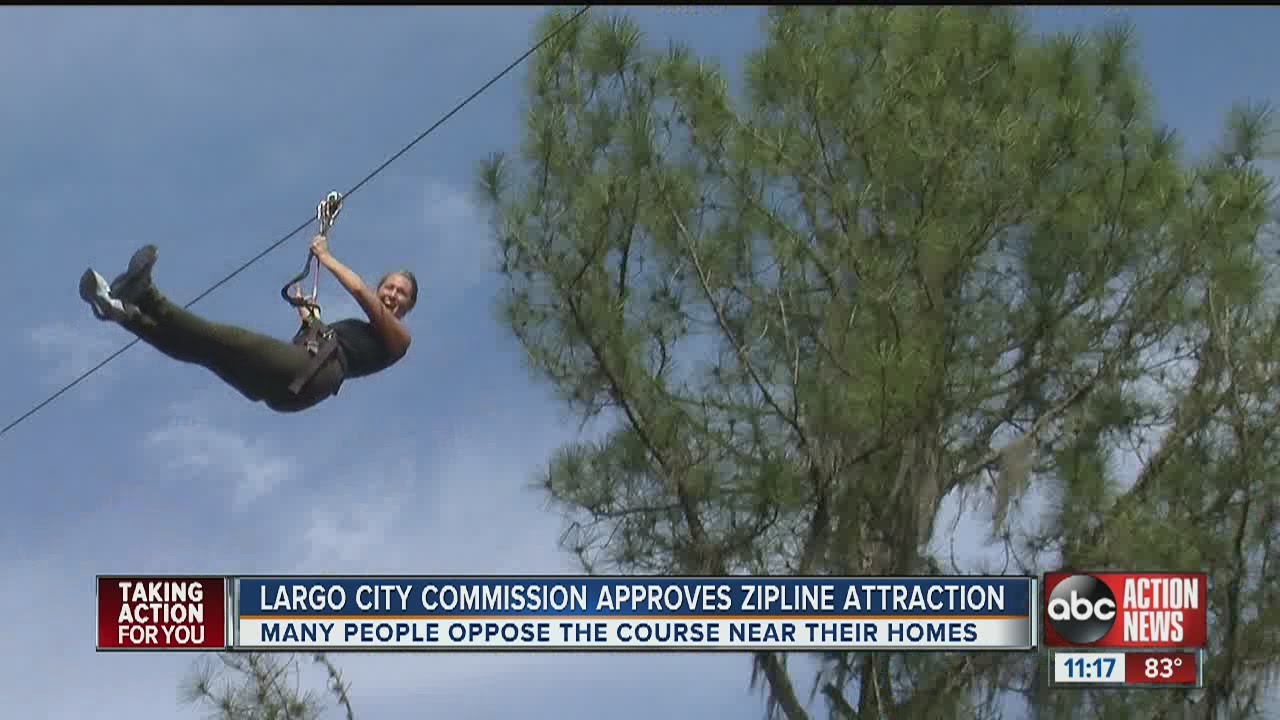 TreeUmph! zip line approved in Largo