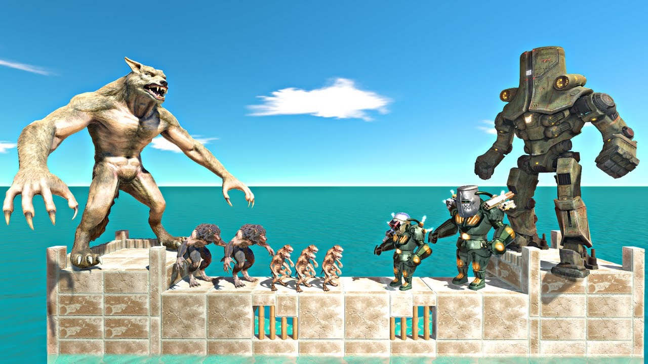 Cherno Alpha Castle Challenge | Werewolf Family vs Cherno Alpha Evolution - ARBS