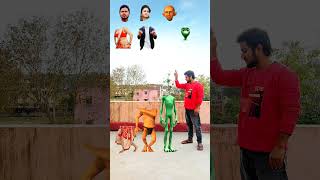 Mixed colour alien, green colour jocker & beautiful girl body & head matching funny vfx puzzle game