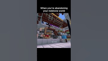An Abandoned Redstone World