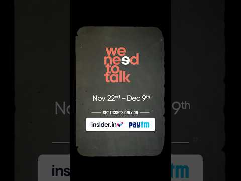 The Wait is Finally Over! We Need To Talk is now on Streaming!
