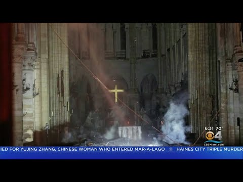 Iconic Cross Inside Notre Dame Cathedral Still Standing