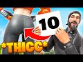 *THICC* Fortnite Fashion Show! Skin Competition! | THICCEST DRIP, COMBO & EMOTES WINS!