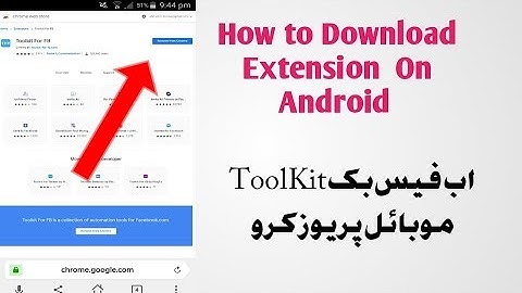 How to Download Extension on Android || How to Fb Tool.kit On Mobile