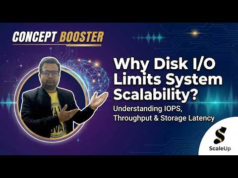 Why Disk I/O Limits System Scalability ? Understanding IOPS, Throughput & Storage Latency