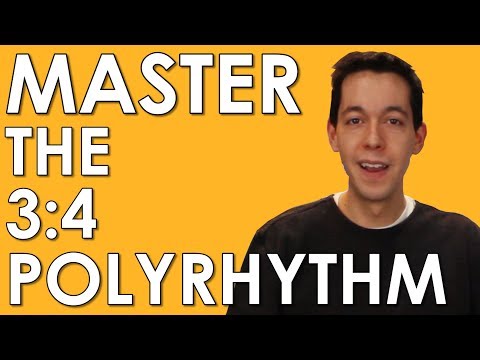 POLYRHYTHM- 배우고 마스터 3 : 4 및 4 : 3 [음악 이론-리듬-세기]