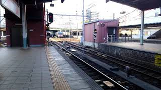 名古屋鉄道5000系5009F準急中部国際空港行き5580Fﾚ金山駅入線