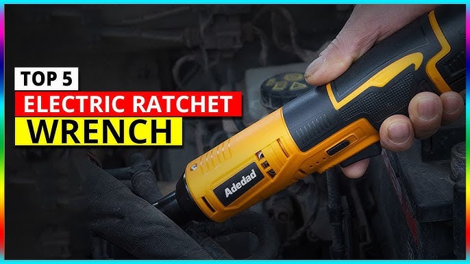 Alloyman 16.8V Cordless Ratchet Wrench, 400 RPM 3/8 Electric Ratchet Wrench  Kit