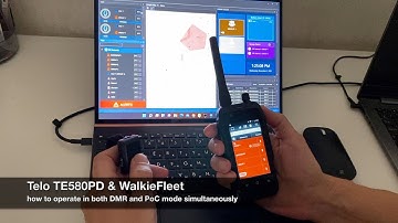 Telo TE580PD & WalkieFleet, how to operate in both DMR and PoC mode simultaneously