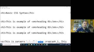 CSS 07-02 : Defining Selector : Context of Element