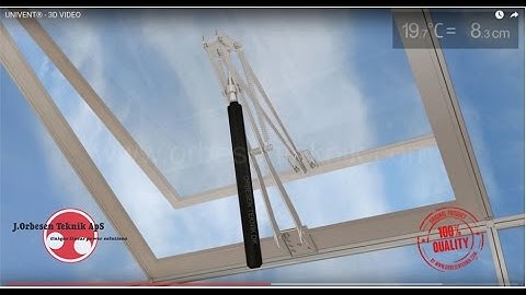 Window/Vent Opener Greenhouse - Univent® - Orbesen Teknik Denmark - since 1981