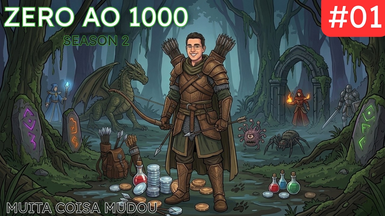 Z1000 - S2E1 - MUNDO NOVO, VIDA NOVA LVL 500 CHEGOU! #tibia  #profit  #rubinot  #rmt  #paladin