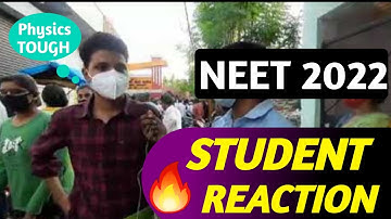Toughest Physics in NEET 2022 STUDENT REACTION | NEET 2022 Reaction Video | NEET 2022 Answer Key