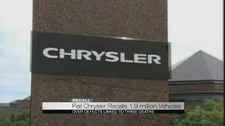 Fiat Chrysler recalls 1.9 million vehicles