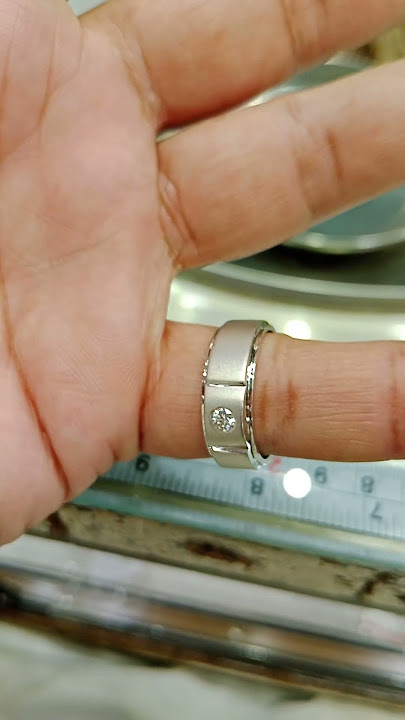 platinum diamond ring 💍 new desain