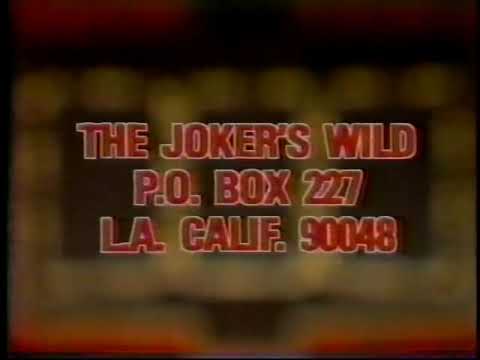tv kanalları The Joker's Wild contestant & ticket plug, 1979