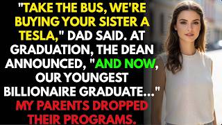 My Parents Made Me Take the Bus to My Graduation — While Buying My Sister a Tesla