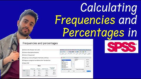4. Calculating Frequencies & Percentages in SPSS