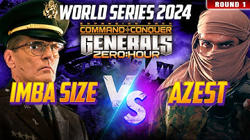 C&C Generals Zero Hour World Series 2024 | ImBA^SiZe^ vs Azest | Round 1