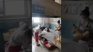 Assemble wax patterns in Dawang Steel Castings