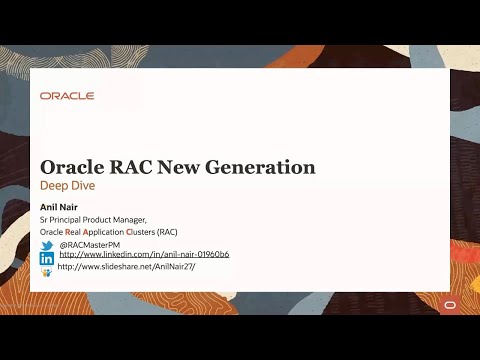 Oracle RAC new generation - deep dive