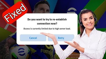 How to Fix efootball do you want to try to re-establish connection now