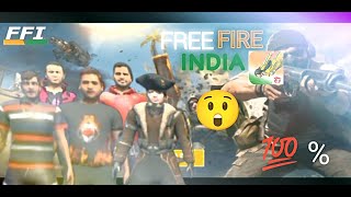 I tried free fire india fan made game in mobile 📱. Dhoni tonde gamer ajjubhai amitbhai character etc