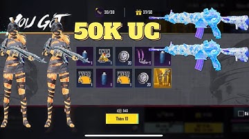 PUBG Mobile - Dùng 50k Uc quay hòm xác ướp lửa và M416 xác ướp và cái kết ?