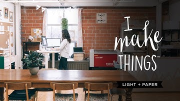 Transforming hand cut paper designs into laser cut products - Light and Paper