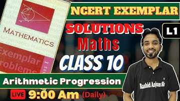 L1 | Arithmetic Progressions NCERT Exemplar Solutions | Class 10 | Chapter 5 | CBSE | NCERT Exemplar