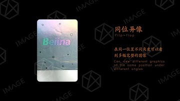 Micro-nano Structure Color Optical Technologies - Flip-flop hologram